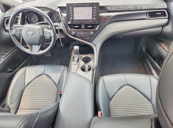 4T1G11AK7MU577331 2021 TOYOTA CAMRY White ხელსაწყოთა პანელის ხედი
