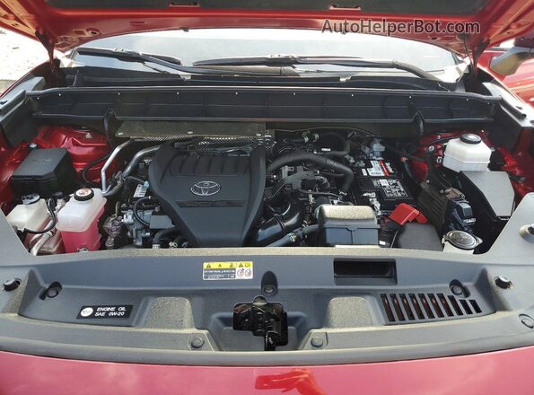 5TDKDRBH2RS533806 2024 TOYOTA HIGHLANDER Красный Вид наклейки с VIN-кодом