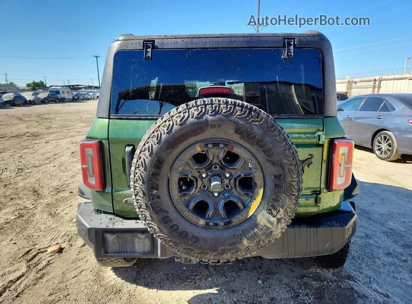 1FMEE5DP0PLC19511 2023 FORD BRONCO Green წინა სალონის ხედი