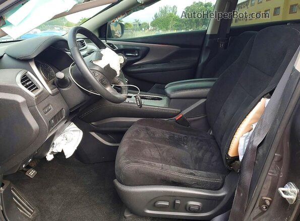 5N1AZ2MJ5KN155167 2019 NISSAN MURANO Charcoal Dashboard view