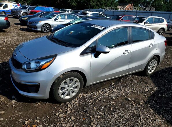 KNADM4A3XG6659276 2016 KIA RIO Silver Rear left