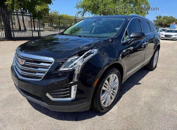 1GYKNERS6JZ139813 2018 CADILLAC XT5 Black უკანა მარცხენა