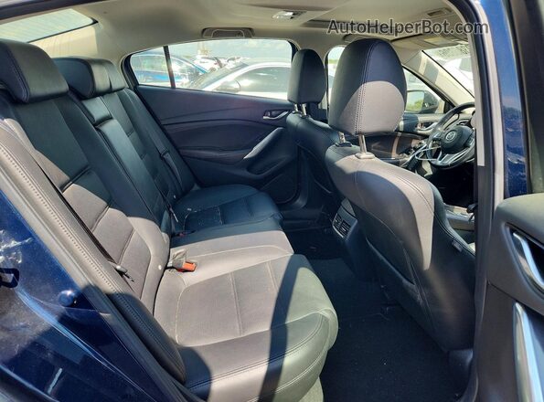 JM1GJ1W54G1470881 2016 MAZDA 6 Blue Widok wnętrza z tyłu