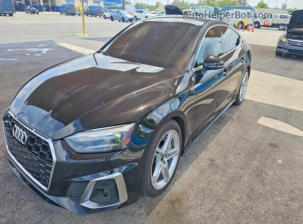 WAUDACF59MA056857 2021 AUDI A5 Black Trasero derecho