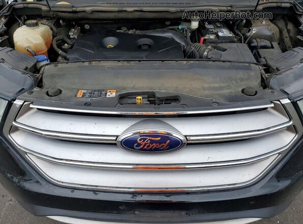 2FMPK3G98GBC48290 2016 FORD EDGE Black ძრავის განყოფილების ხედი