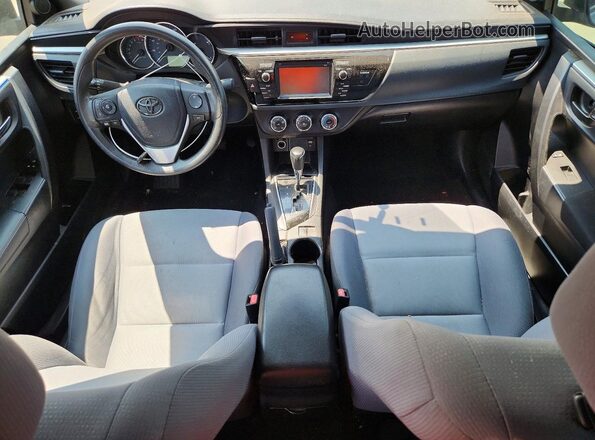 5YFBURHEXGP367778 2016 TOYOTA COROLLA Серый Вид щитка приборов