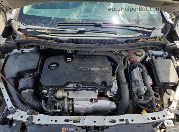 1G1BE5SM4G7266803 2016 CHEVROLET CRUZE Silver Widok komory silnika