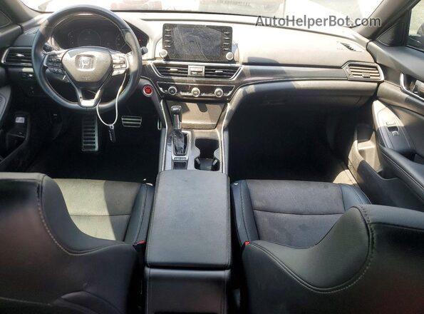 1HGCV1F32LA120274 2020 HONDA ACCORD Черный Вид щитка приборов