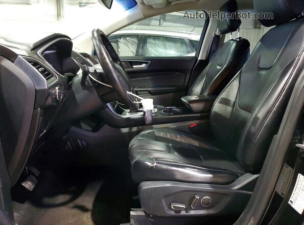 2FMPK3K94HBC27834 2017 FORD EDGE Black Вид панелі приладів
