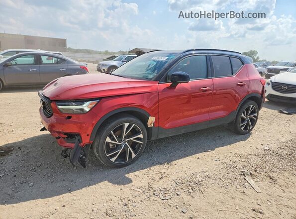 YV4162UM7L2207390 2020 VOLVO XC40 Red Trasero izquierdo