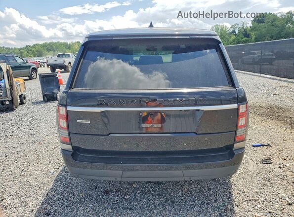 SALGS2FE2HA322757 2017 LAND ROVER RANGE ROVER Black წინა სალონის ხედი