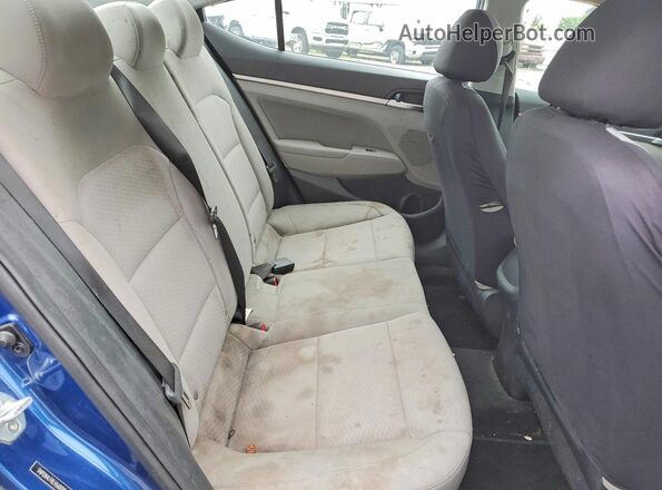 5NPD84LF8LH560700 2020 HYUNDAI ELANTRA Синий Вид задней части салона