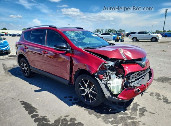 JTMNFREV0JD124681 2018 TOYOTA RAV4 Red Front view