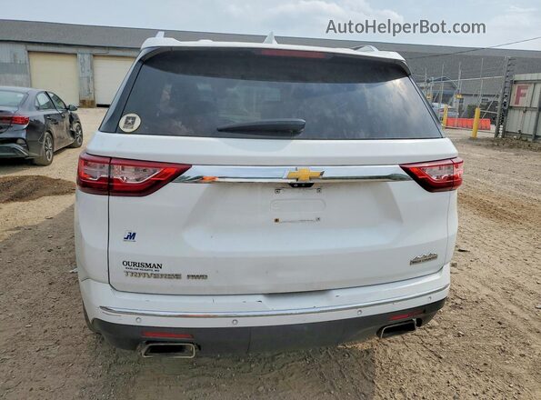 1GNEVNKW7LJ105999 2020 CHEVROLET TRAVERSE White წინა სალონის ხედი
