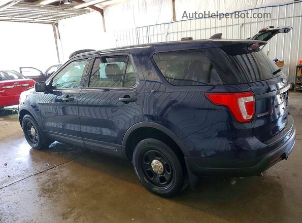 1FM5K8AR2JGA83382 2018 FORD EXPLORER Blue უკანა მარჯვენა