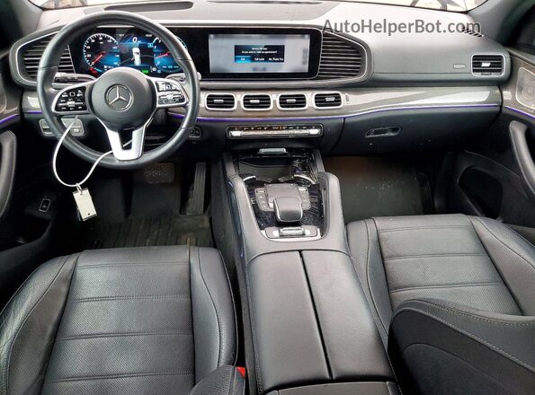 4JGFF5KE6NA610111 2022 MERCEDES-BENZ GLS Gray Вид щитка приладів
