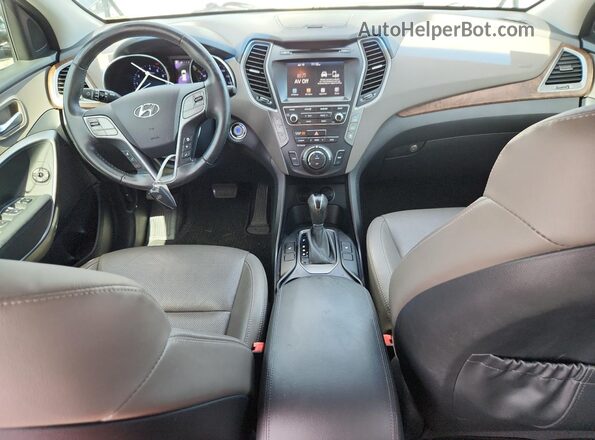 KM8SN4HF4KU300478 2019 HYUNDAI SANTA Blue Вид щитка приладів