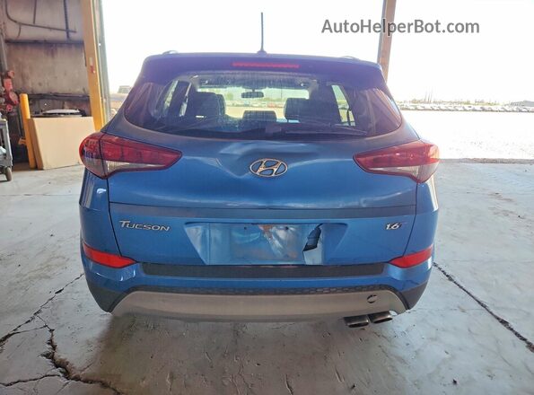 KM8J33A26HU454735 2017 HYUNDAI TUCSON Blue წინა სალონის ხედი