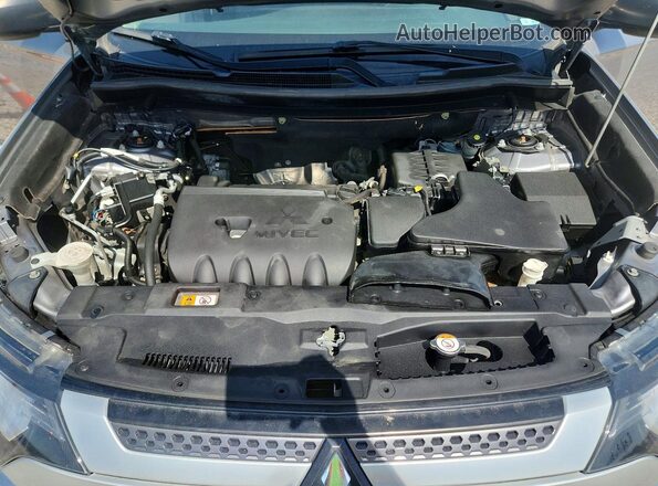 JA4AZ3A36KZ003420 2019 MITSUBISHI OUTLANDER Gray Vista de la etiqueta del VIN