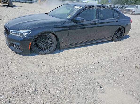 WBA7F2C50JG424686 2018 BMW 7 SERIES Black უკანა მარცხენა