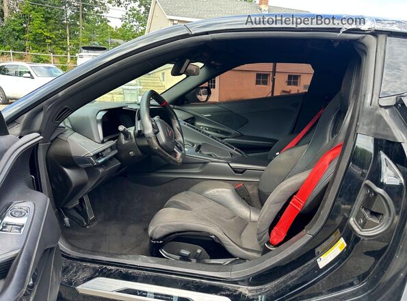 1G1YA2D40P5106799 2023 CHEVROLET CORVETTE Black Vista interior delantera