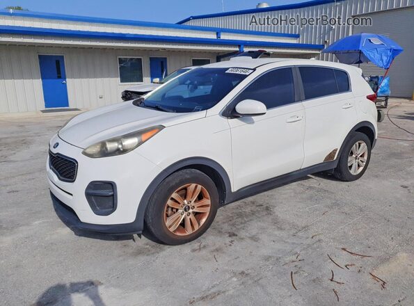 KNDPM3AC2H7108006 2017 KIA SPORTAGE Белый Задняя левая четверть