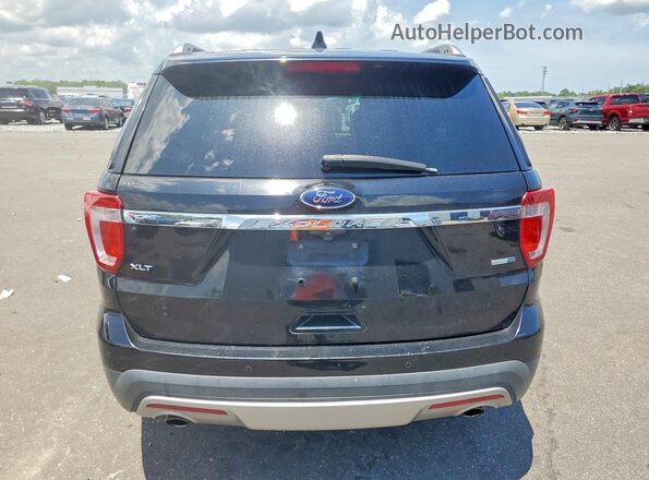 1FM5K8DH9HGA65829 2017 FORD EXPLORER Black Widok wnętrza z przodu