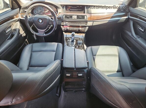 WBA5A5C52GG354902 2016 BMW 5 SERIES White Widok zestawu wskaźników