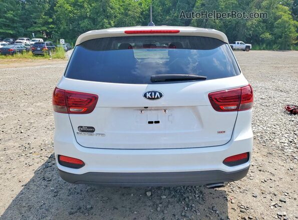 5XYPGDA30KG568904 2019 KIA SORENTO White Widok wnętrza z przodu
