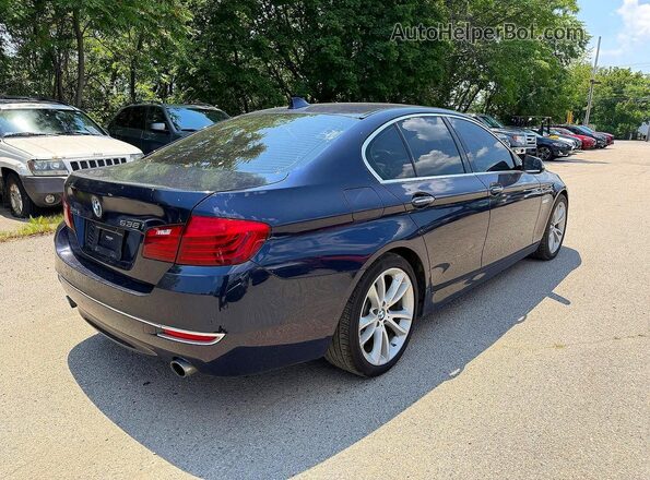 WBA5B3C55GG257873 2016 BMW 5 SERIES Blue Vista frontal