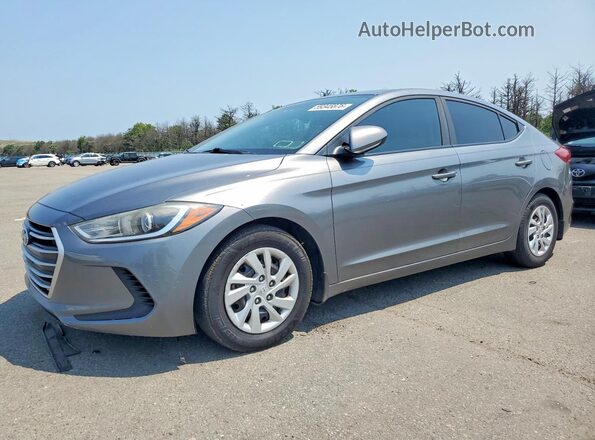 5NPD74LF9JH336979 2018 HYUNDAI ELANTRA Gray Tył lewy