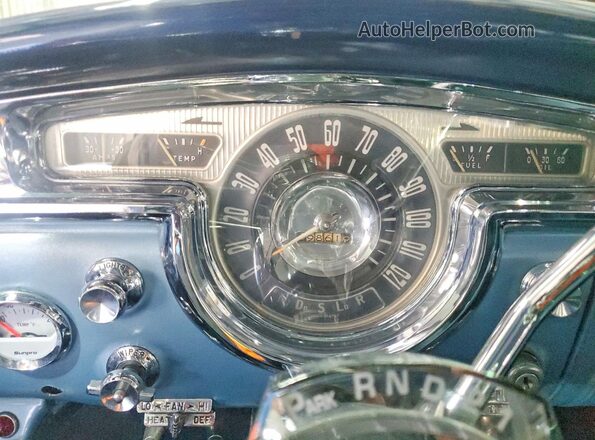557K20139 1955 OLDSMOBILE 88 Синий Вид щитка приборов