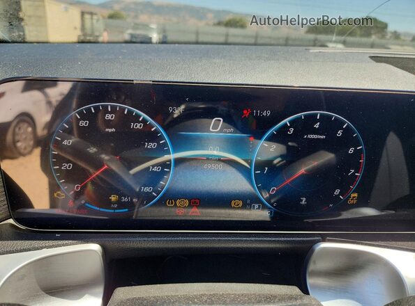 W1N4M4HB7PW262231 2023 MERCEDES-BENZ GLB-CLASS White უკანა სავარძლების ხედი