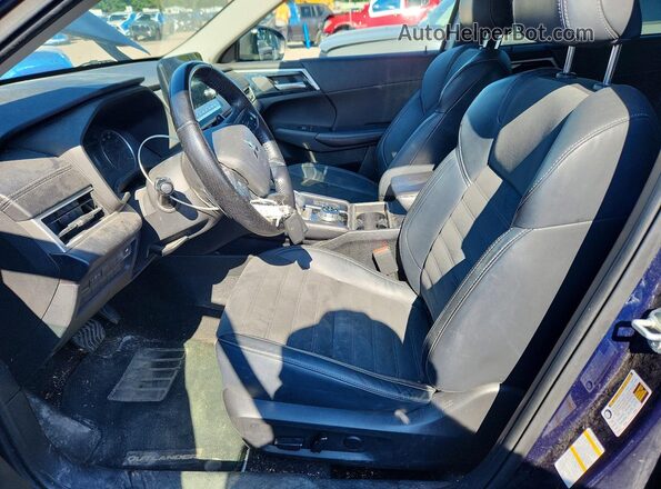 JA4J4UA86NZ037698 2022 MITSUBISHI OUTLANDER Blue Вид панелі приладів