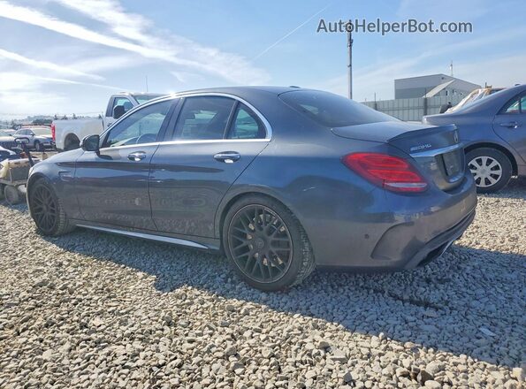 55SWF8HB7GU130249 2016 MERCEDES-BENZ C Серый Задняя правая четверть