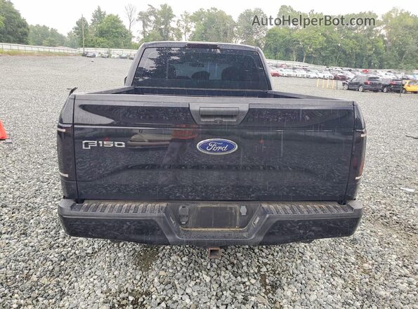 1FTEX1CP7GFB43437 2016 FORD F150 Black Vista interior delantera