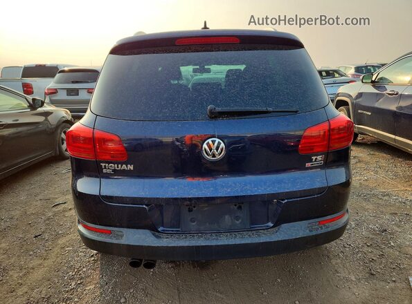 WVGBV7AX3GW546387 2016 VOLKSWAGEN TIGUAN Синий Вид салона спереди