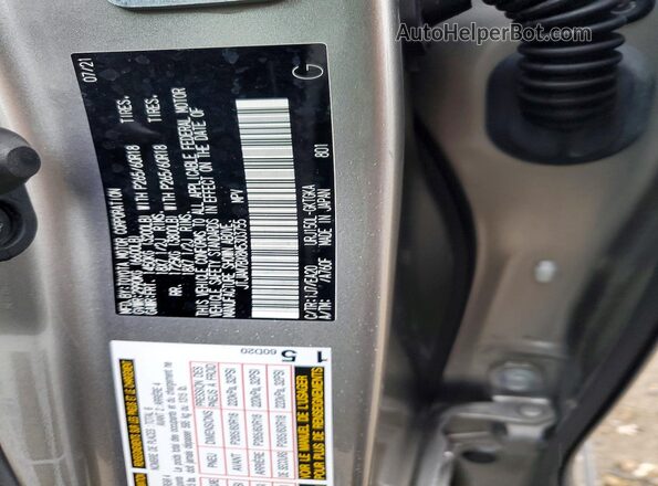 JTJAM7BX8M5303755 2021 LEXUS GX Silver სალონის 360-გრადუსიანი ხედი