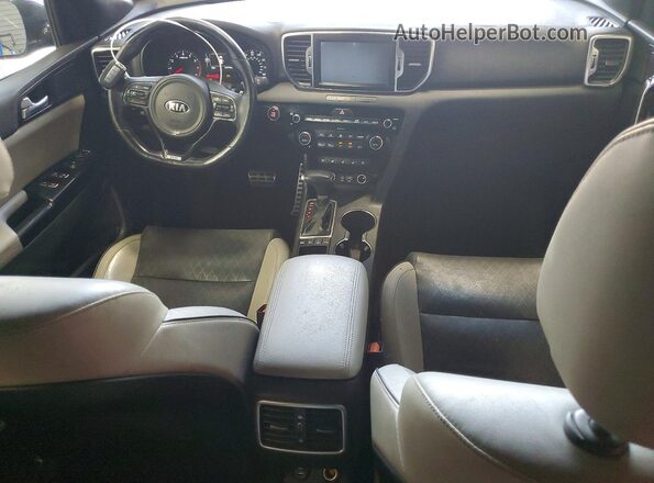 KNDPRCA68H7206789 2017 KIA SPORTAGE Black Vista del cuadro de instrumentos
