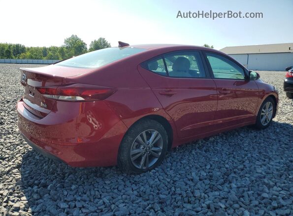 KMHD84LF3JU610837 2018 HYUNDAI ELANTRA Red Передня права чверть