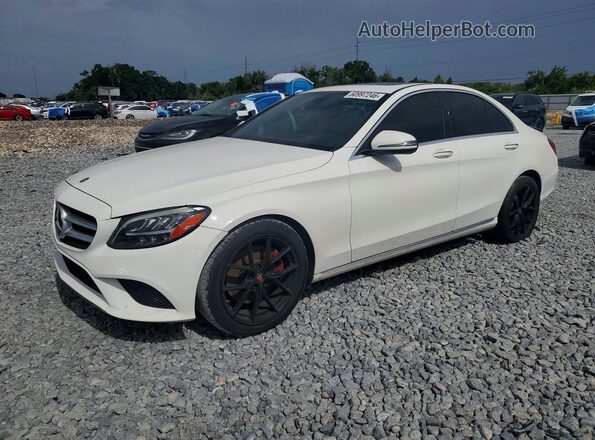 55SWF8DB7KU304710 2019 MERCEDES-BENZ C-CLASS White უკანა მარცხენა
