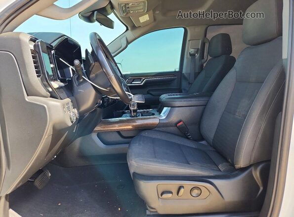 3GCUDEET6NG537500 2022 CHEVROLET SILVERADO White წინა პანელის ხედი