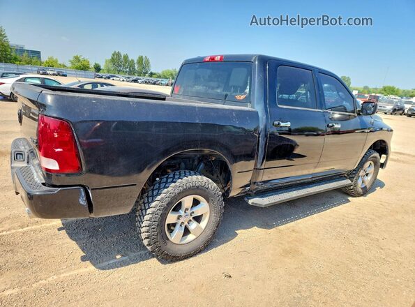 1C6RR7KT1KS545393 2019 RAM 1500 Black Przód prawy