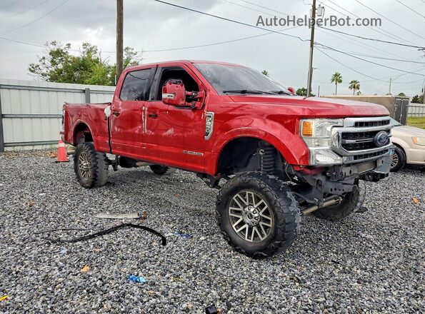 1FT7W2BTXNED50276 2022 FORD F250 Burgundy Դիմացի տեսք