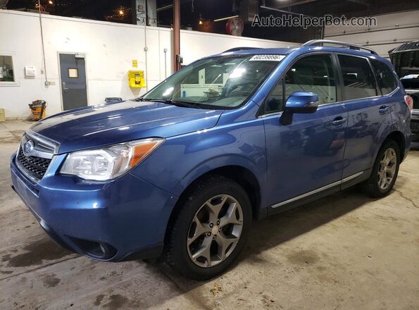 JF2SJAXC3GH511789 2016 SUBARU FORESTER Blue Rear left