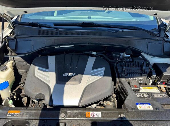 KM8SMDHF9HU173898 2017 HYUNDAI SANTA White Vista interior trasera