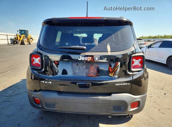 ZACCJBAB9JPH42849 2018 JEEP RENEGADE Черный Вид салона спереди