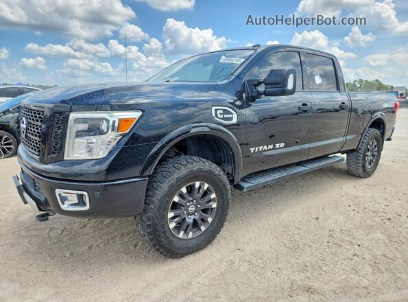 1N6BA1F41JN533840 2018 NISSAN TITAN Black Հետևի ձախ