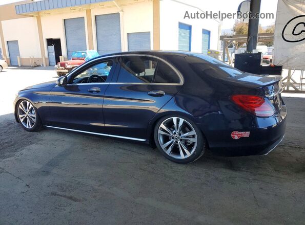 55SWF4HB0HU223284 2017 MERCEDES-BENZ C Blue Հետևի ձախ