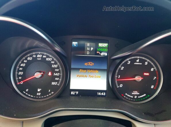 55SWF4HB0HU223284 2017 MERCEDES-BENZ C Blue Սարքավորումների վահանակի տեսք